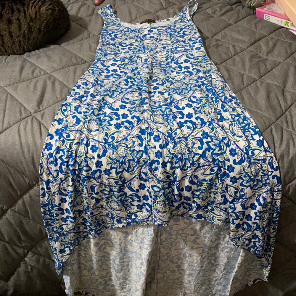 Floral high low dress
